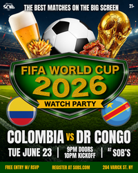 FIFA World Cup 2026: Colombia vs DR Congo
