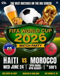 FIFA World Cup 2026: Haiti vs Morocco