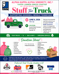 Alpha Kappa Alpha Sorority, Incorporated® Kappa Lambda Omega Chapter "Stuff the Truck" June 6, 2026