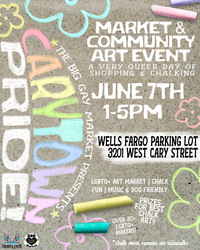 Carytown Pride: Market & Chalk Art Event