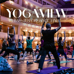 Yoga on the Bass Hall Stage