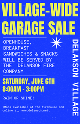 Delanson Village-Wide Garage Sale