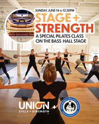 Pilates on the Bass Hall Stage
