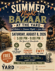 Summer Night Bazaar at The Yard at StoneWater