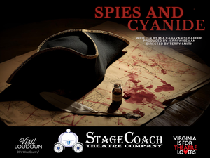 August 28 Spies and Cyanide Murder Mystery at Ambiance Restaurant, presented by StageCoach Theatre