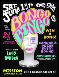 Get Wigged Out at BONG-O BINGO on Saturday, June 13 at Mission Cannabis Club