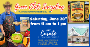 Rocky Mountain Green Chili Sampling