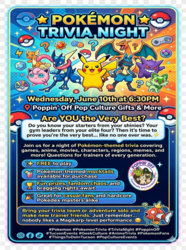 🌟 POKÉMON TRIVIA NIGHT @ POPPIN' OFF 🌟