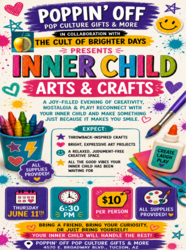 Cue the glitter, grab the crayons, and let your inner child run the show @ Poppin' Off 🎨✨
