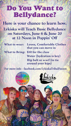 🌙✨ Ready to shimmy, sparkle, and learn something new @ Poppin' Off ✨🌙