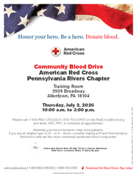 Red Cross Community Blood Drive