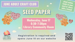 June Adult Craft Club