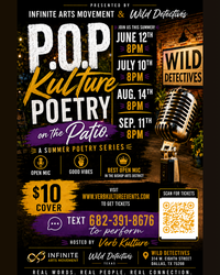 P.O.P. Kulture (Poetry on the Patio) Presented  by Verb Kulture |The Wild Detectives