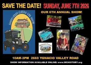 2026 6th Annual Shadelands Classic Car Show