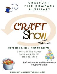 Chalfont Fire Company Craft Show and Bake Sale