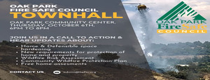 Oak Park Wildfire Townhall