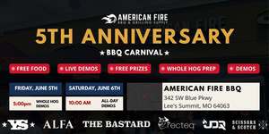 5th Anniversary American Fire — BBQ Carnival