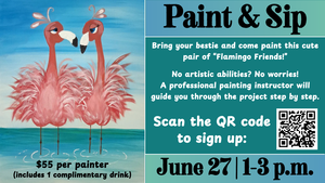 Paint & Sip (Guided Painting Project) at Caledonia Brewing on Saturday, June 27 from 1-3 p.m.