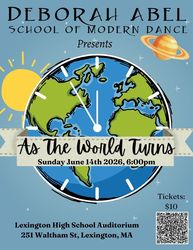 "As the World Turns" - Deborah Abel School of Modern Dance Student Performance 2026
