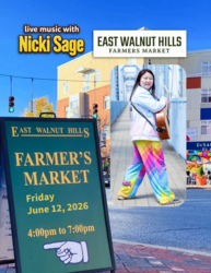 Nicki Sage at East Walnut Hills Farmer's Market - 6/12/26