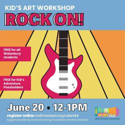 Kids Art Workshop: Rock On!