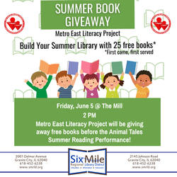 Metro East Literacy Project Summer Book Giveaway