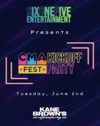 CMA Fest Kickoff Party at Kane Brown’s on Broadway