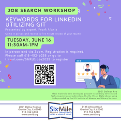 Job Search Training Session Series presented by expert, Frank Alaniz