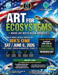 Art for Ecosystems, National Ecosystems Day & Florida's Largest Spray Painted Mural Unveiling