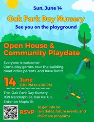 Oak Park Day Nursery Community Playdate