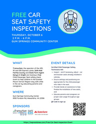 Free Child Passenger Seat Safety Check
