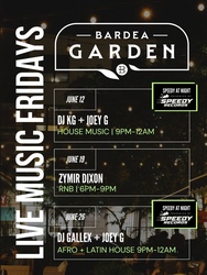 Live Music Fridays at Bardea Garden