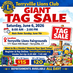 The Terryville Lions Club Giant Tag Sale