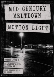 Mid Centrury Meltdown W/ Motion Light