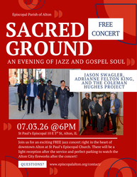 SACRED GROUND - FREE CONCERT