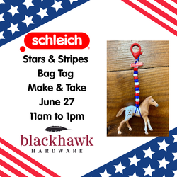 schleich® Stars & Stripes Bag Tag Make & Take🎆