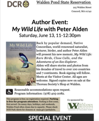 Author Event: “My Wild Life” with Peter Alden