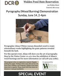 Pyrography (Wood Burning) Demonstration with Alissa O’Brien