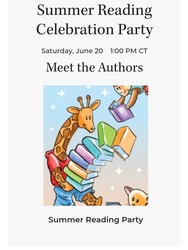 Summer Reading Celebration Party at Barnes & Noble in Jordan Creek on Saturday, June 20th at 1pm