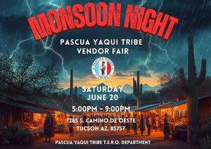 Monsoon Night Vendor Fair at the Pascua Yaqui Tribe