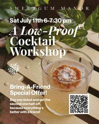 Low ABV Cocktail Workshop
