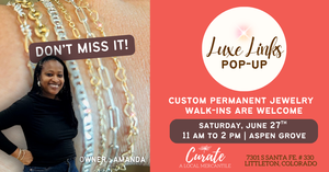 Custom Permanent Jewelry at Curate Mercantile