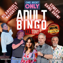 ADULT BINGO w/ KILL TONY GOLDEN TICKET WINNER MARTY MALLOY