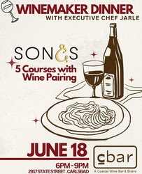 Winemaker Dinner with Executive Chef Jarle.