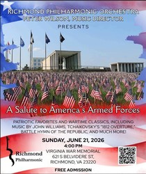 Richmond Philharmonic presents A Salute to America's Armed Forces
