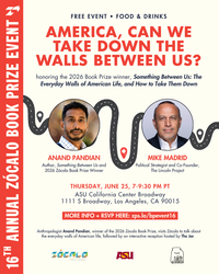 16th Annual Zócalo Book Prize Event