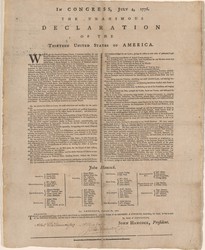 See the Declaration of Independence!