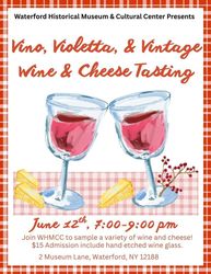 Vino, Violetta, & Vintage: Wine & Cheese Tasting