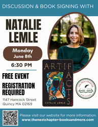 Discussion and book signing with author Natalie Lemle