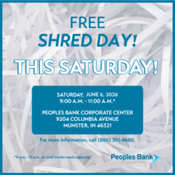 Free Shred Day at Peoples Bank
